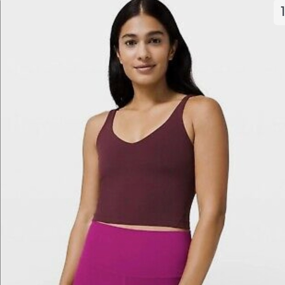 lululemon align tank in cassis
